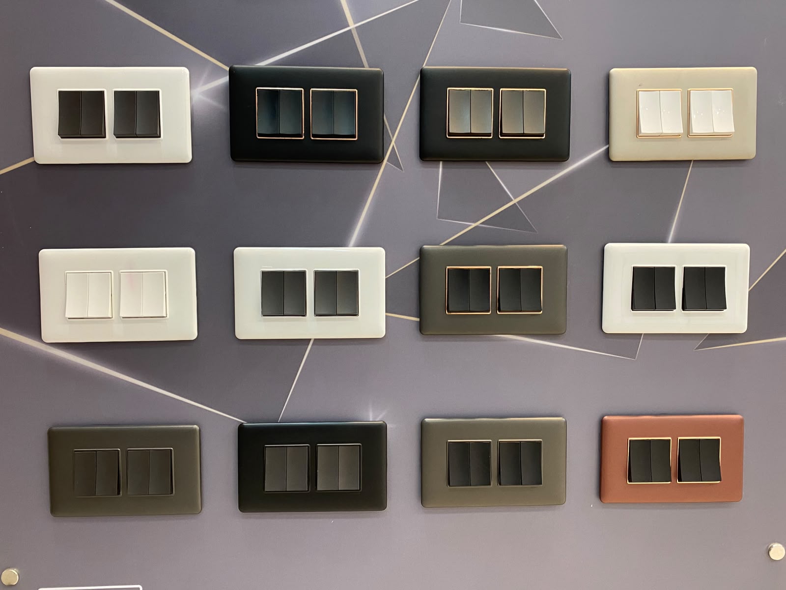 Havells Adiva Switch Modular Combined Plate